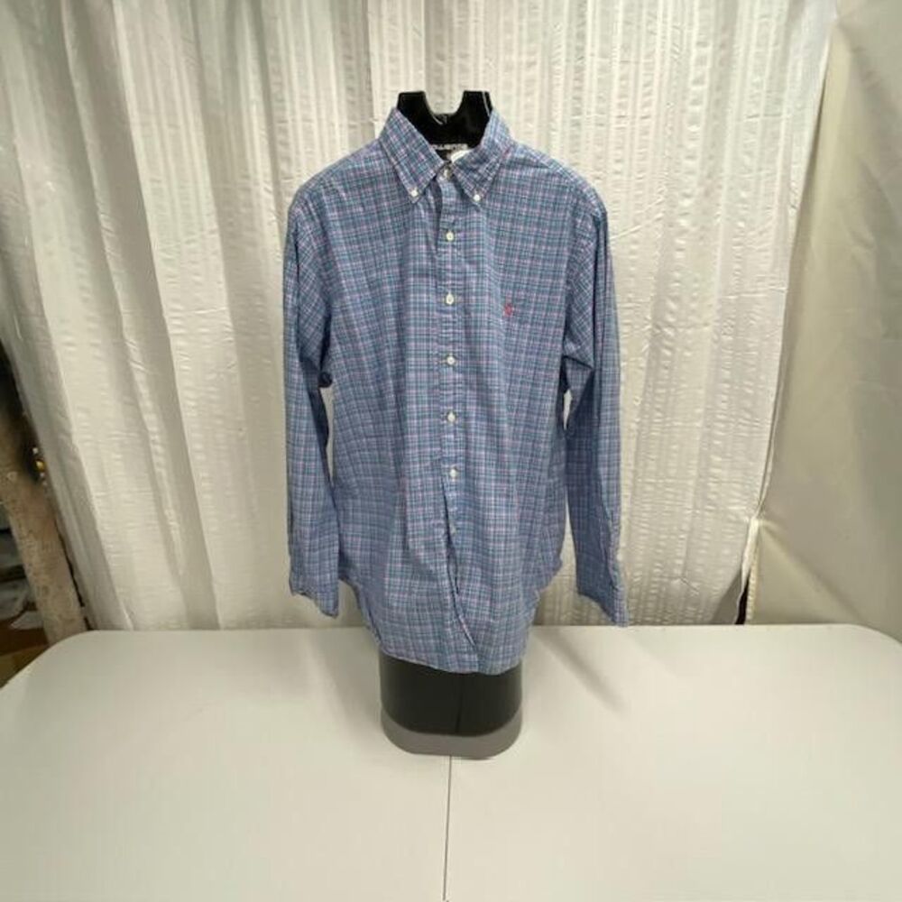 Ralph Lauren Men XL Classic Fit Plaid Button Down Shirt Long Sleeve Pony(467-4.4